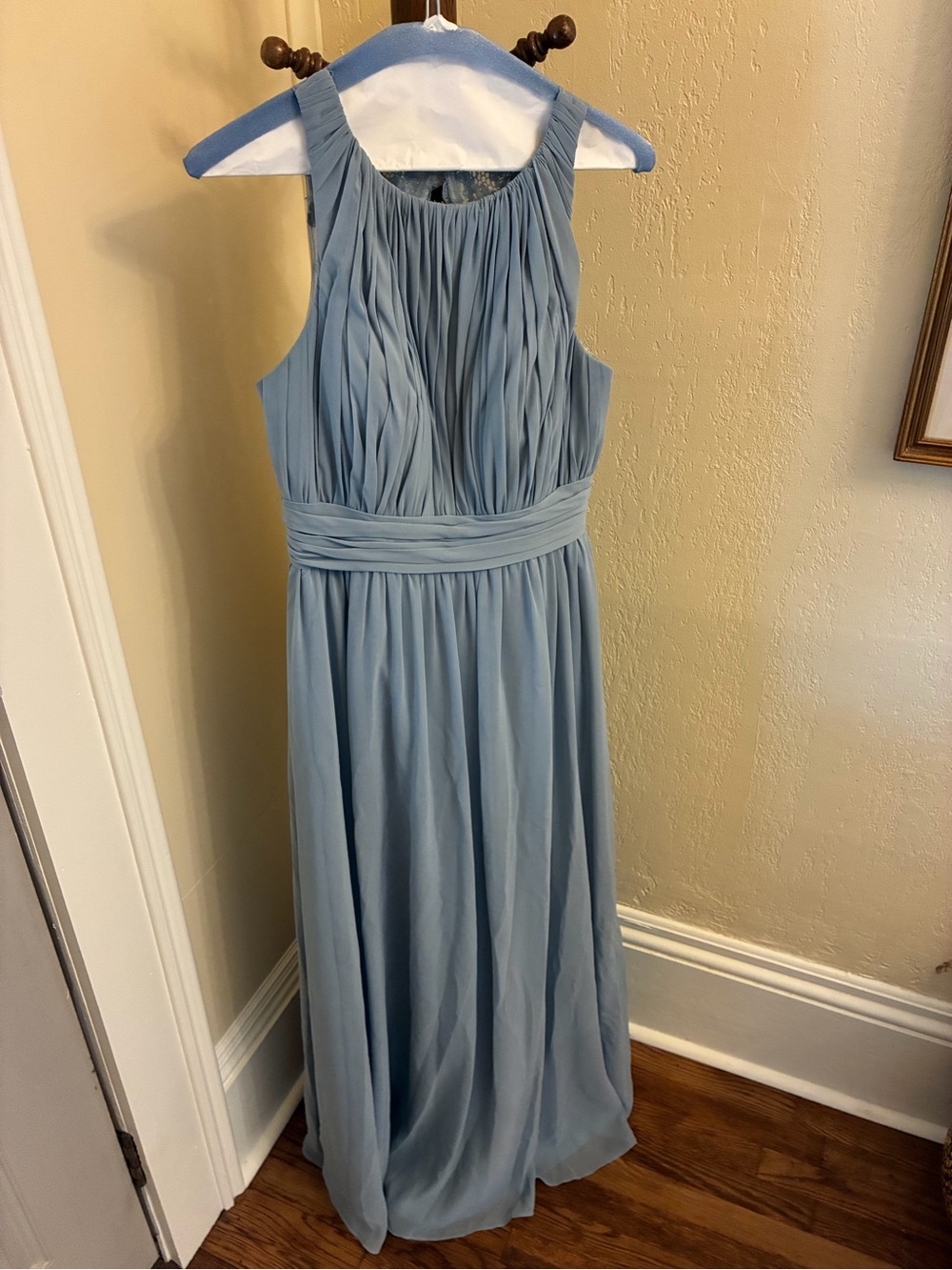 Azazie Luz Dusty Blue Bridesmaid Dress